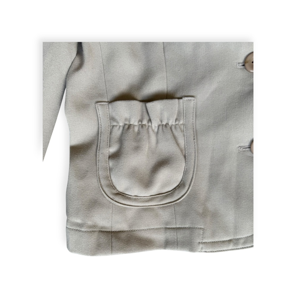 Tailor B. Moss beige cream blazer Size 4 small  business office - Picture 8 of 12